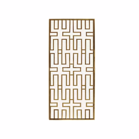 Luxury Decoration Customized Laser Cutting Stainless Steel Room Divider Welding Room Partition for Casino Hotel Project