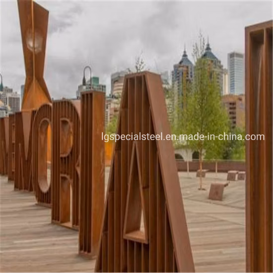 Hot Rolled Corten a/ B Metal Alloy Steel Sheet Plate Weathering Steel for Garden Landscape Outdoor