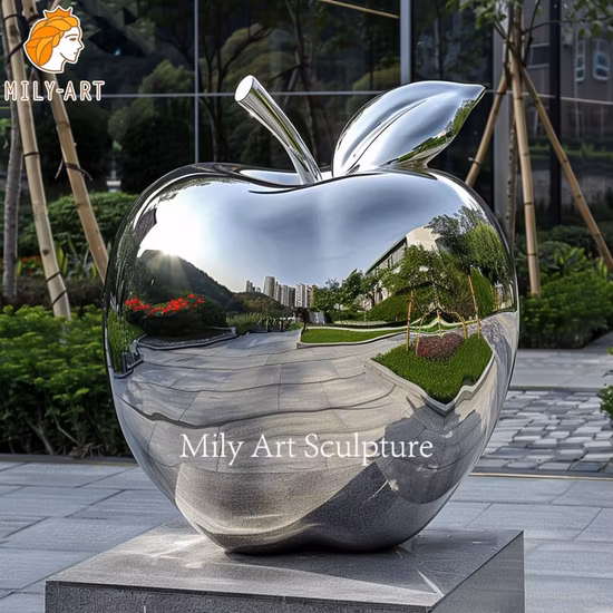 Outdoor Garden Street Corten Corten Stainless Steel Love Sculpture Statue